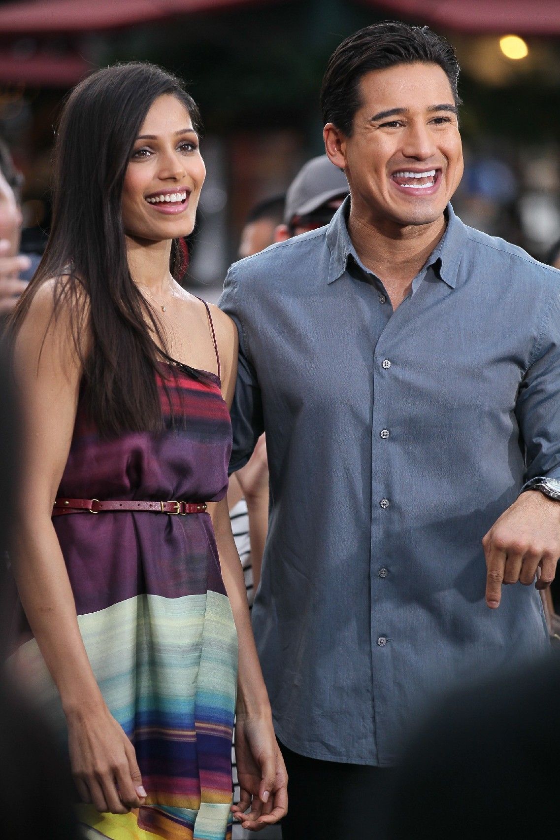 Freida Pinto seen at The Grove  for news programme 'Extra' | Picture 121334